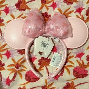 Disney Pink Sequin Minnie Mouse Headband